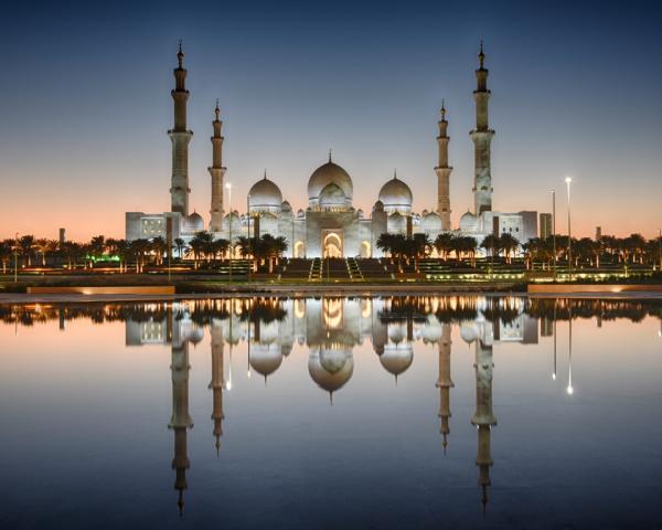 oznávací zájezd-Dubaj a Abú Dhabí-mešita Sheikh Zayed Grand Mos