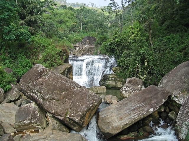 Sri Lanka, vodopád Ramboda