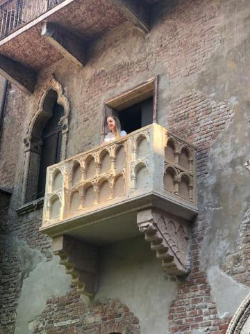 Verona balkon Julie