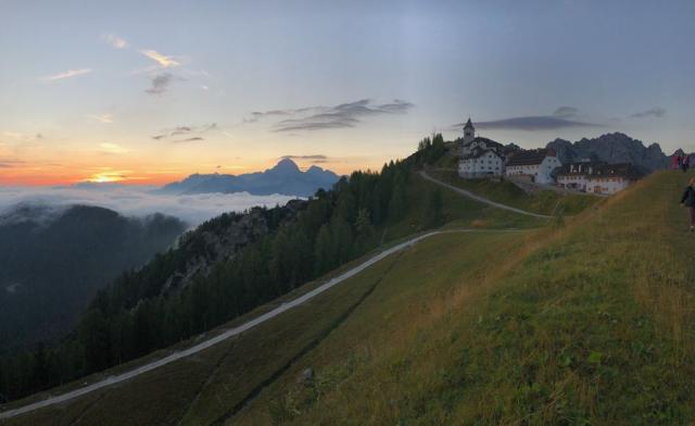 Monte Lussari, Alpy