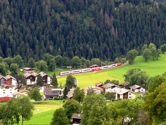 Švýcarsko, expres, St. Moritz, Matterhorn