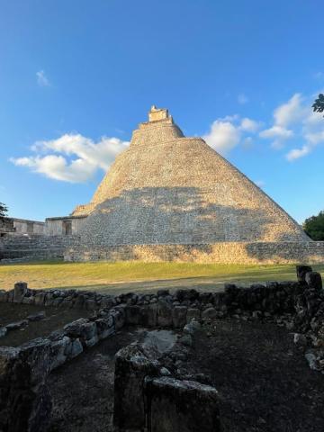 Mexiko, Yukatán, pyramidy
