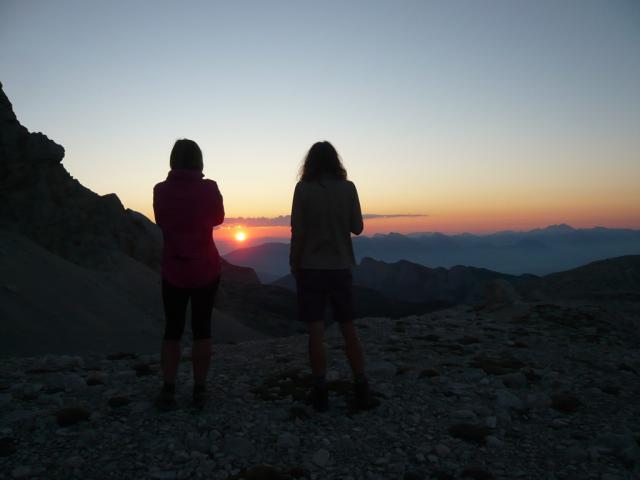 131. Julské Alpy - východ slunce