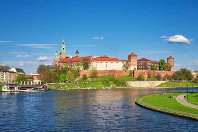 Návštěva Krakova - královský hrad Wawel