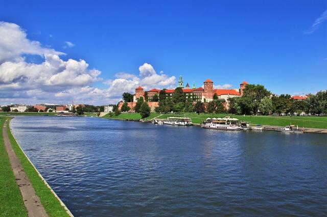 Řeka Visla a hrad Wawel - poznávací zájezd do Krakova