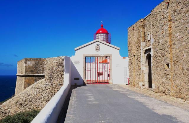 Farol do Cabo de Sao Vicente v Portugalsku