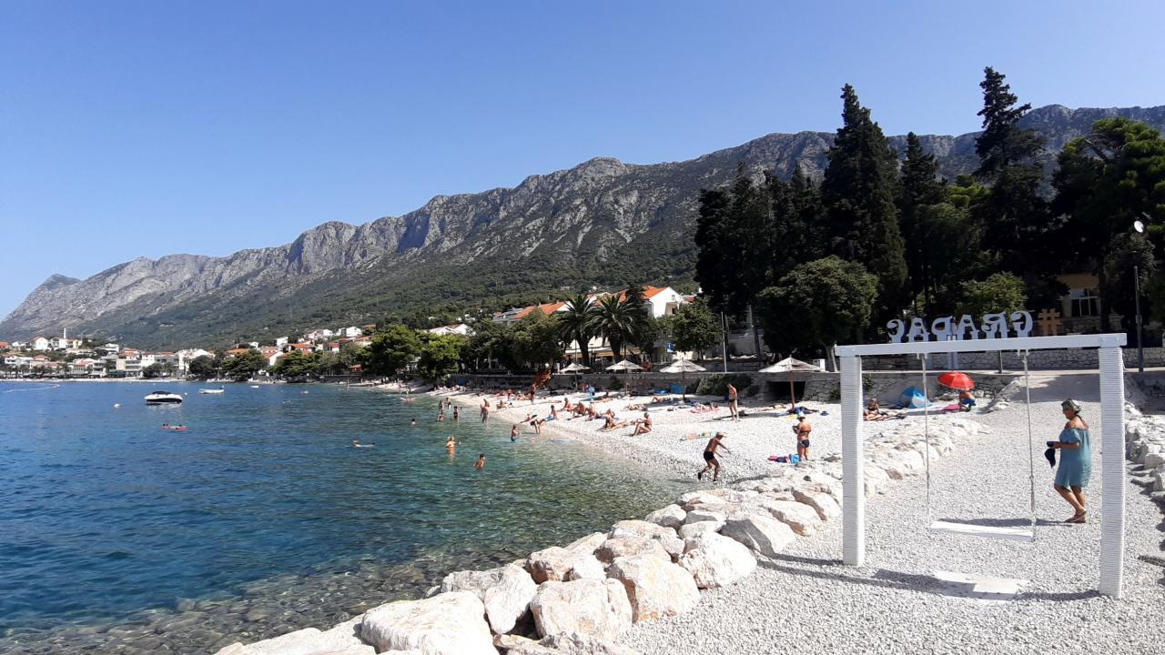 Gradac - pláž