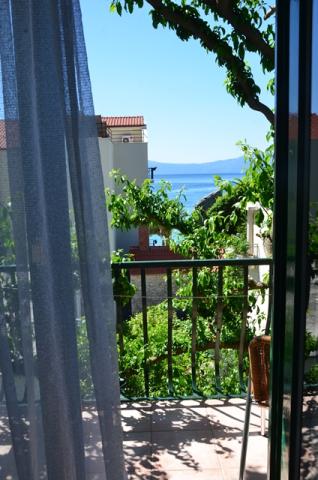 balkon jednoho z apartmánů