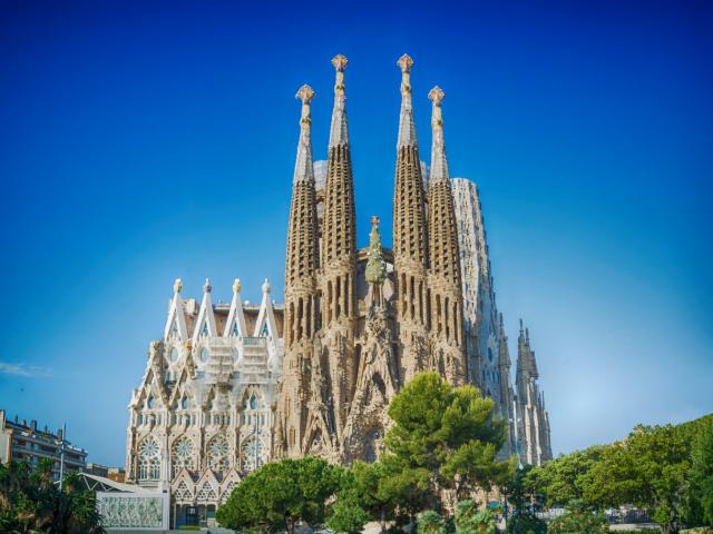 BARCELONA, chrám Sagrada Familia