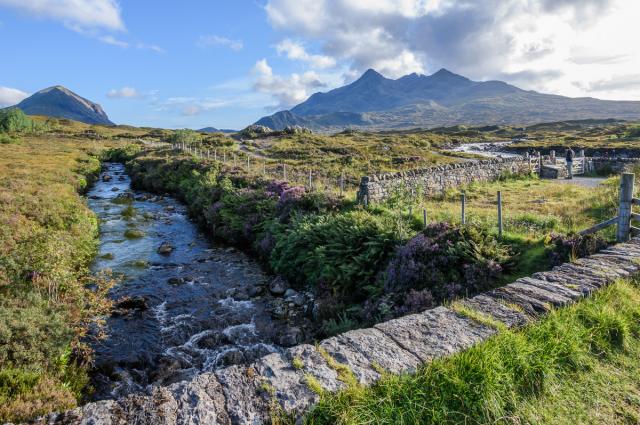 Cuillin Hills na ostrově Skye
