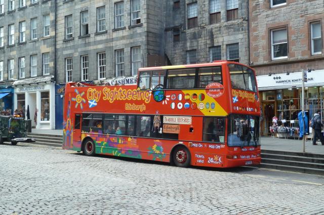 Double decker v Edinburghu