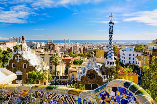 Gaudího barevný park Güell