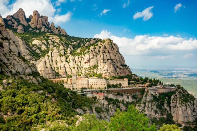 Unikátní poloha kláštera Montserrat