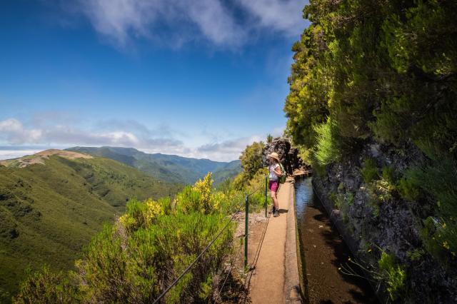 Levada do Alecrím v oblasti Rabacalu