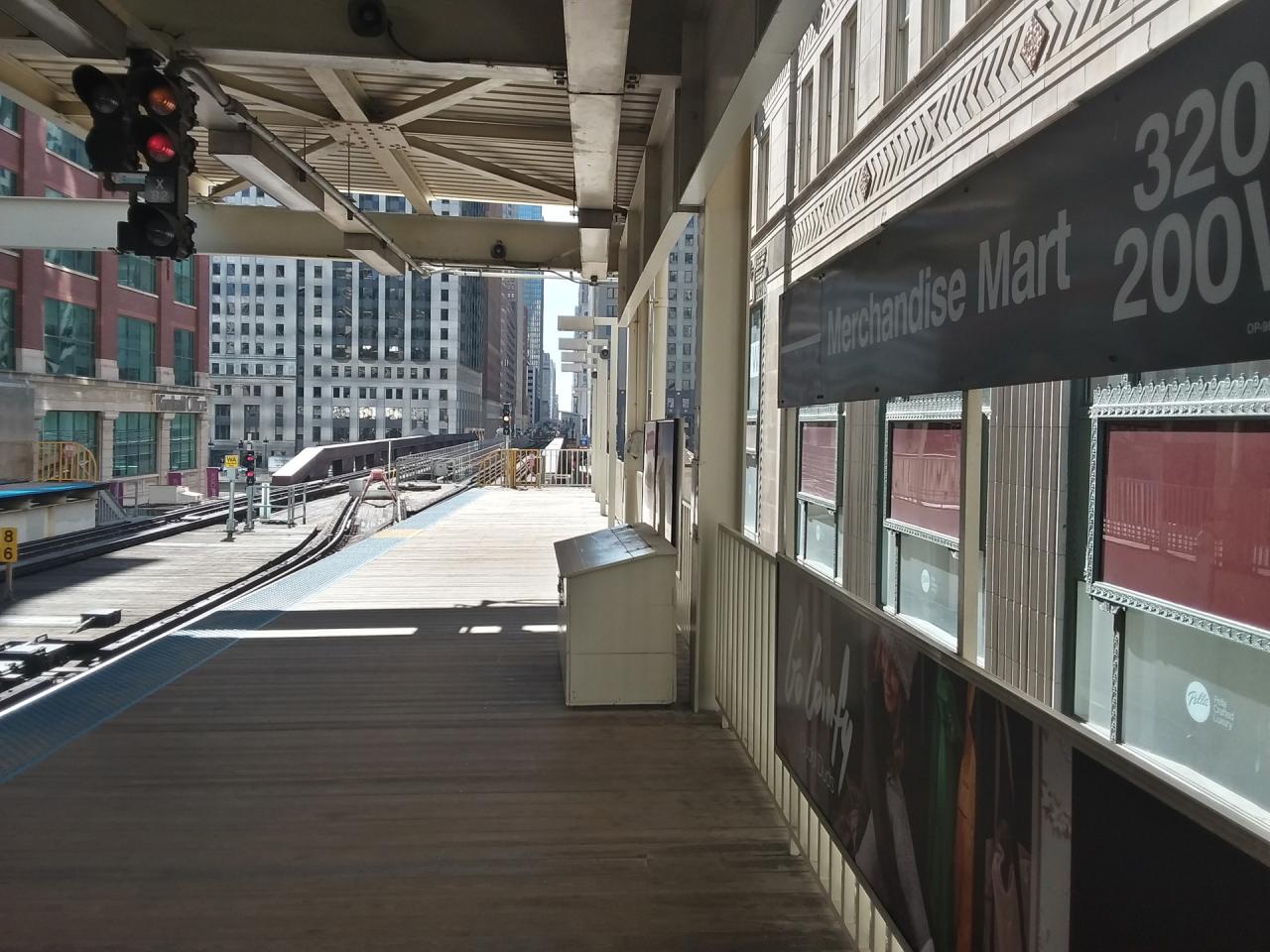 CTA Brown Line Kimball Parking Lot