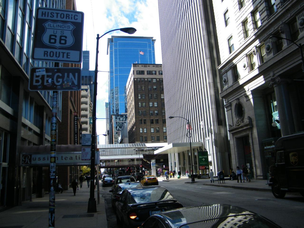 Historic Begin Route 66 Sign