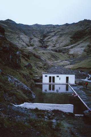 Seljavallalaug Swimming Pool Car Park