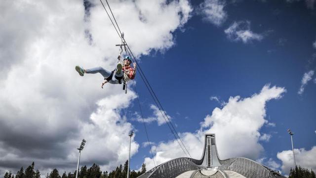 Kollensvevet Zipline & activities in Holmenkollen