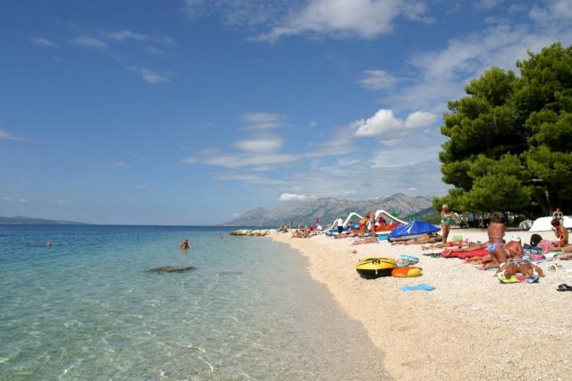 Baška Voda - pláž