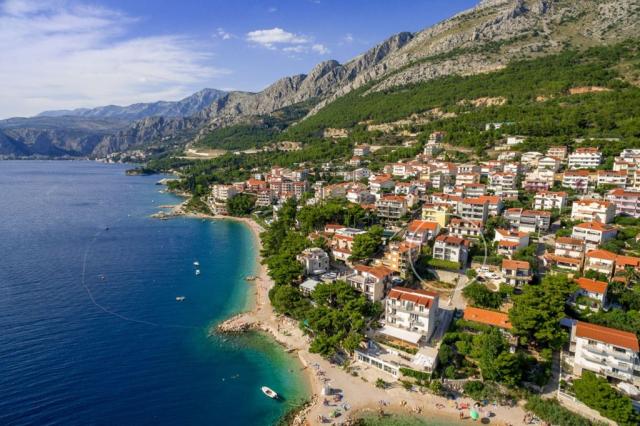Apartmány Lana - letecký pohled