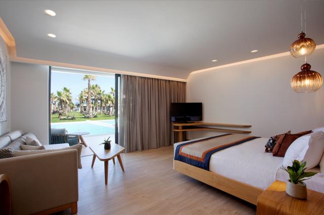 LYTTOS MARE - Pokoje - Deluxe Junior Suite Beachfront with Indi
