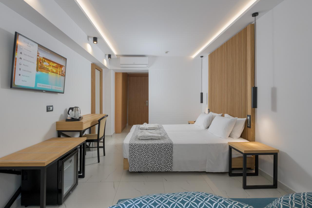 OCEANIS BEACH HOTEL - Pokoje - Room Superior Triple Sea View Ba