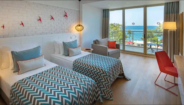 AKRA KEMER - Pokoje - SUPERIOR ROOM SIDE SEA VIEW