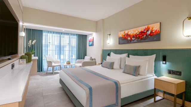 BERGIZ HOTELS & RESORTS KEMER - Pokoje - ATRIUM ROOM WITH BALCO