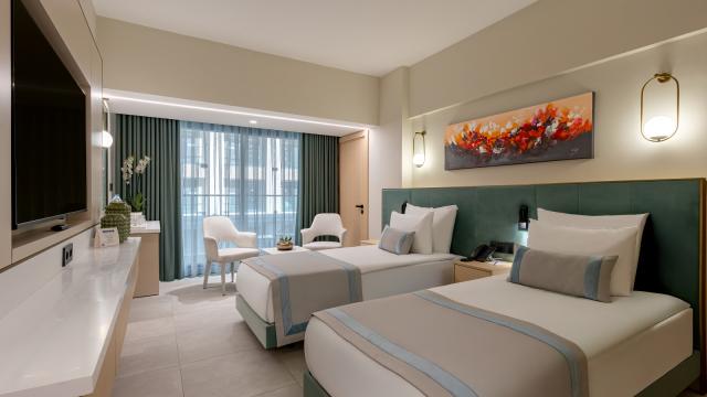 BERGIZ HOTELS & RESORTS KEMER - Pokoje - DELUXE CONNECTION FAMI
