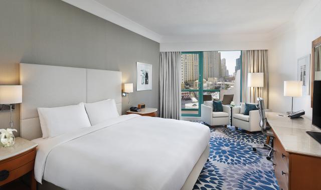 HILTON DUBAI JUMEIRAH BEACH - Pokoje - DELUXE WALK VIEW ROOM 