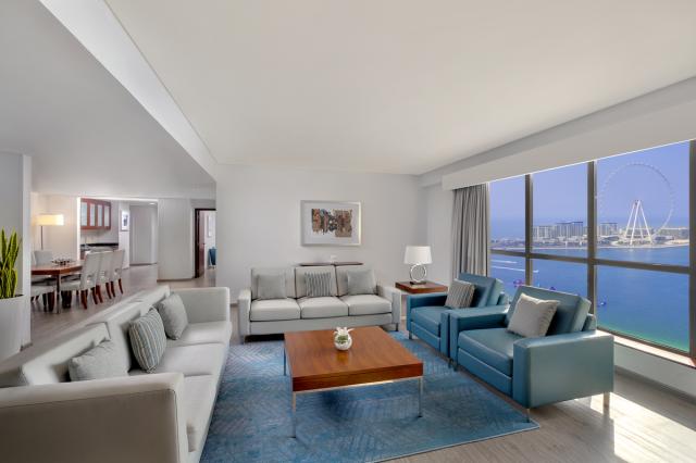 HILTON DUBAI THE WALK - Pokoje - FOUR BEDROOM FAMILY SUITE SEA 