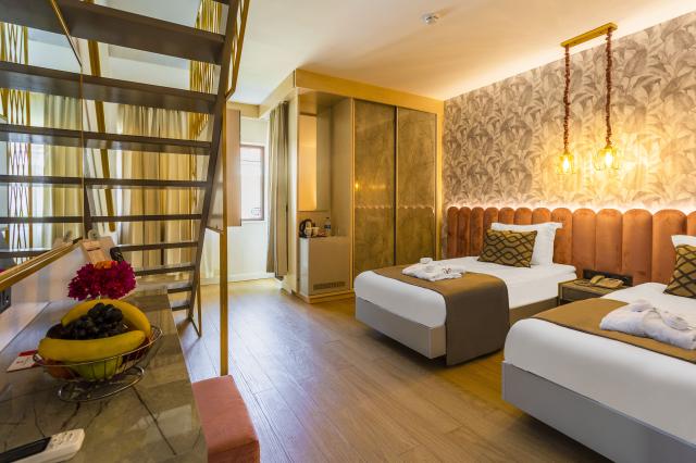 CLUB HOTEL TURAN PRINCE WORLD - Pokoje - CLUB DUBLEX FAMILY ROO