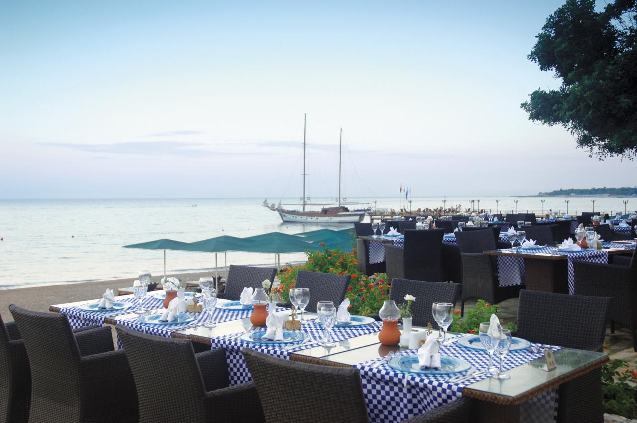 AKKA ANTEDON HOTEL - Restaurace - GULET RESTAURANT