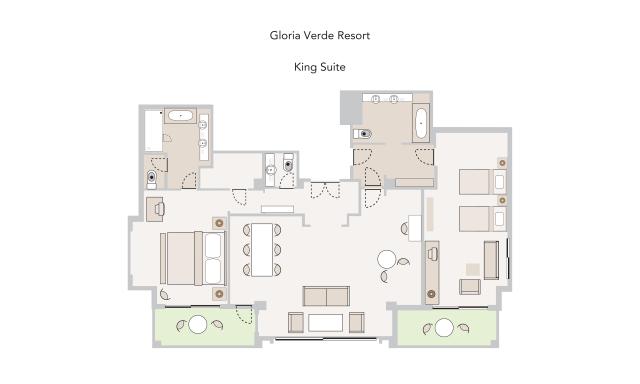 GLORIA VERDE RESORT - Pokoje - King Suite Room