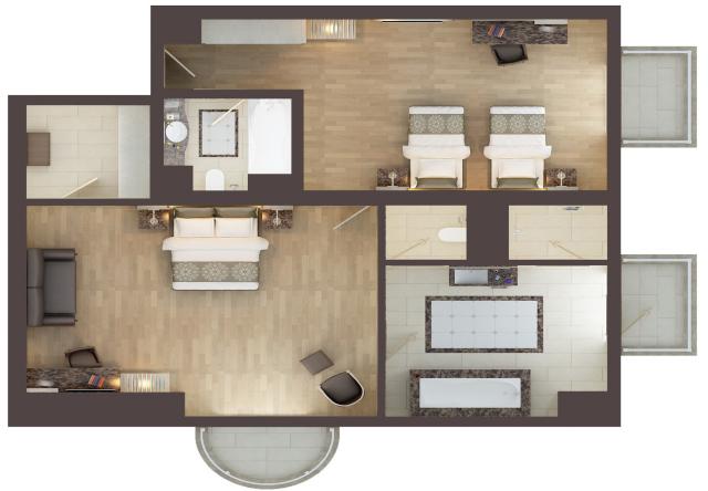 GURAL PREMIER BELEK - Pokoje - Deluxe Superior Family Room