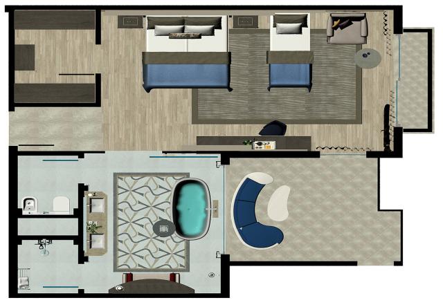 GURAL PREMIER BELEK - Pokoje - Deluxe Pool Room