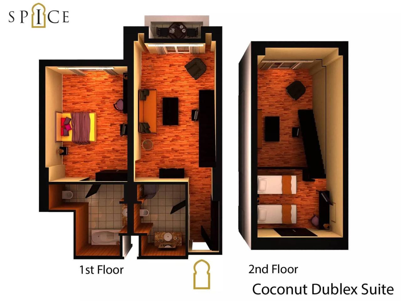SPICE HOTEL & SPA - Pokoje - COCONUT DUBLEX SUITE