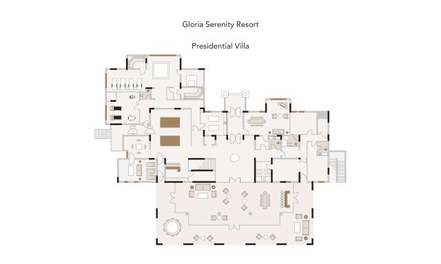 GLORIA SERENITY RESORT - Pokoje - PRESIDENTIAL VILLA