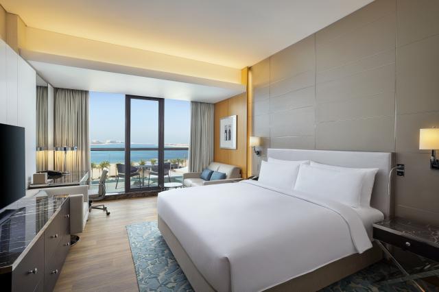 HILTON DUBAI PALM JUMEIRAH - Pokoje - KING DELUXE ROOM WITH SEA