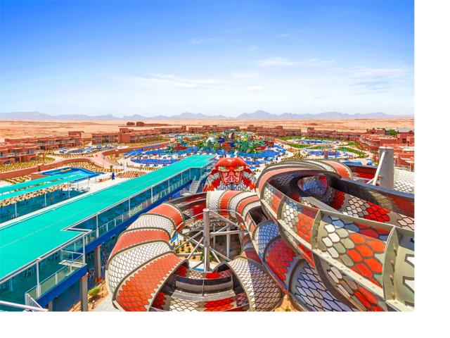 PICKALBATROS WATER VALLEY RESORT - NEVERLAND HURGHADA - Vodní p