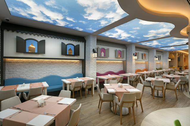 LONG BEACH ALANYA - Restaurace - HAYAT RESTAURANT
