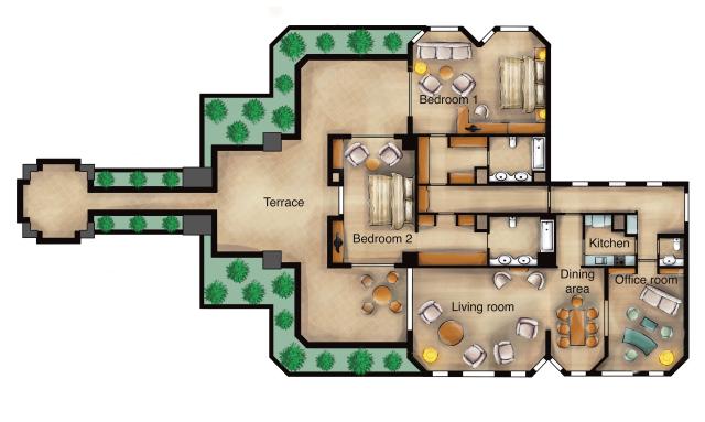 XANADU RESORT - Pokoje - Presidential Suite