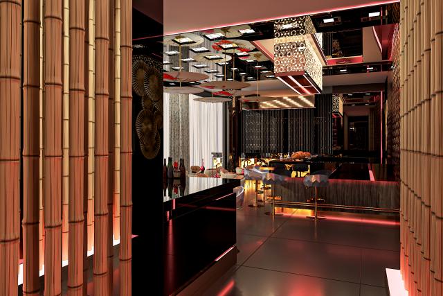 ROYAL M AL AQAH BEACH RESORT BY GEWAN - Restaurace - Wabisabi