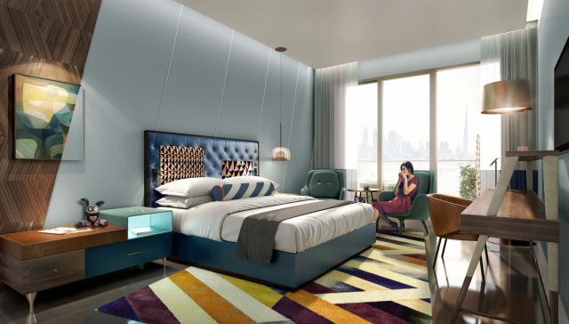 HYATT CENTRIC JUMEIRAH DUBAI - Pokoje - King Room Skyline View 