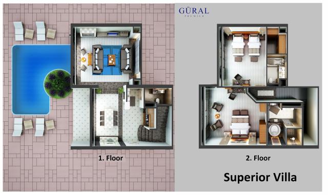 GURAL PREMIER TEKIROVA - Pokoje - Superior Villa