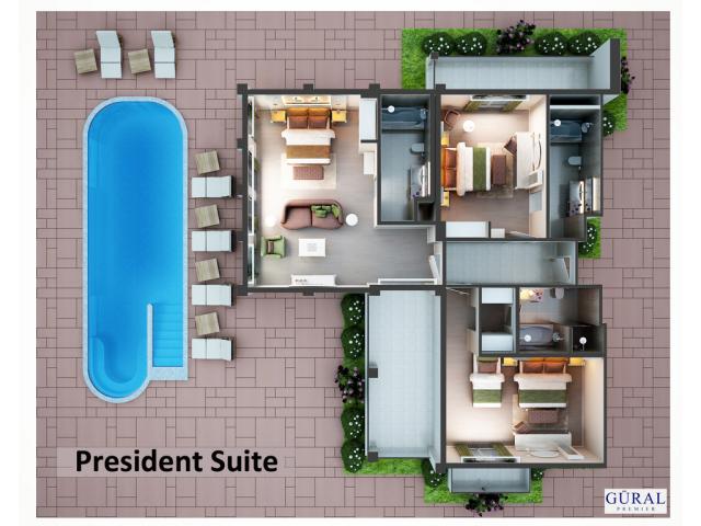 GURAL PREMIER TEKIROVA - Pokoje - President Suite