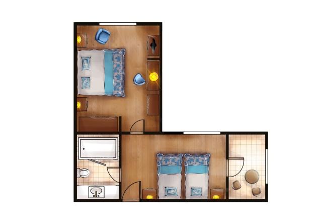 SEVEN SEAS HOTEL LIFE - Pokoje - MAIN BUILDING FAMILY ROOM