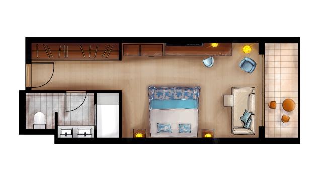 SEVEN SEAS HOTEL LIFE - Pokoje - RESIDENCE BUILDING STANDARD RO