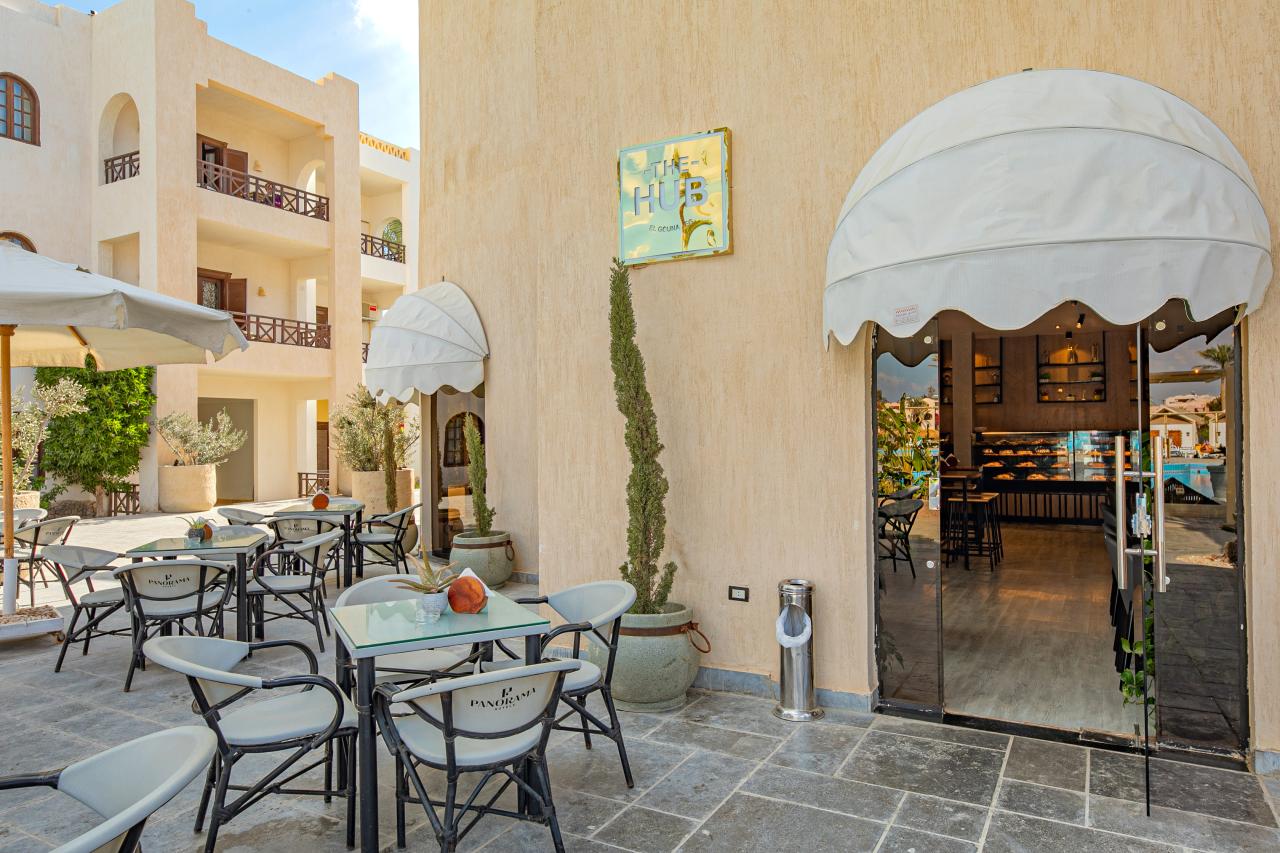 PANORAMA BUNGALOWS RESORT EL GOUNA - Restaurace - The Hub Bar