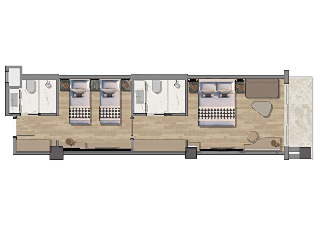 VICTORY BE MINE - Pokoje - FAMILY SUPERIOR 2BEDROOMS